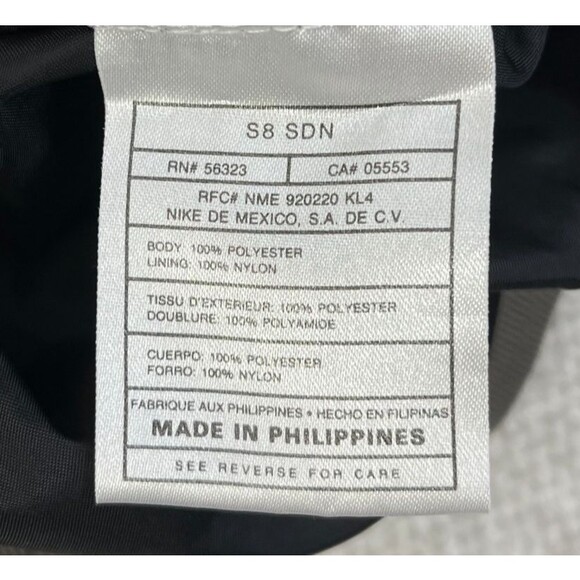 Nike Golf Jacket Men's XL Pullover V-Neck Windbreaker Green Lined Zip Pockets - Picture 8 of 8